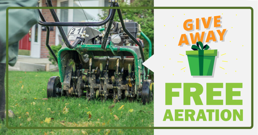 Win A Free Aeration with Tee Time Lawn Care