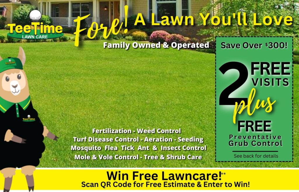 A Special Tee Time Lawn Care Offer For Money Mailer Subscribers