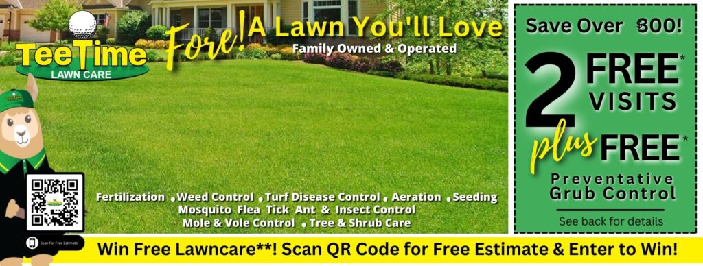 Special Tee Time Lawn Care Offer For Valpak Subscribers
